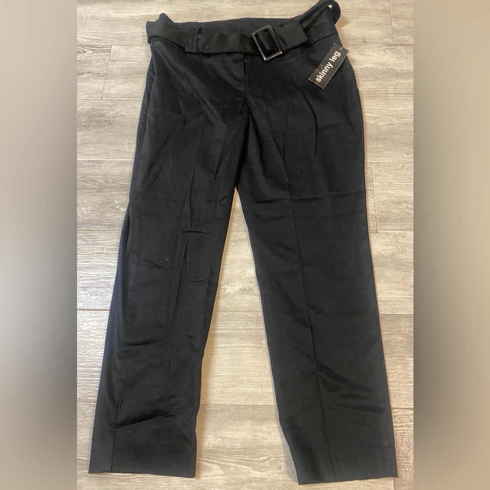 Women’s Black Dress Pants with Belt